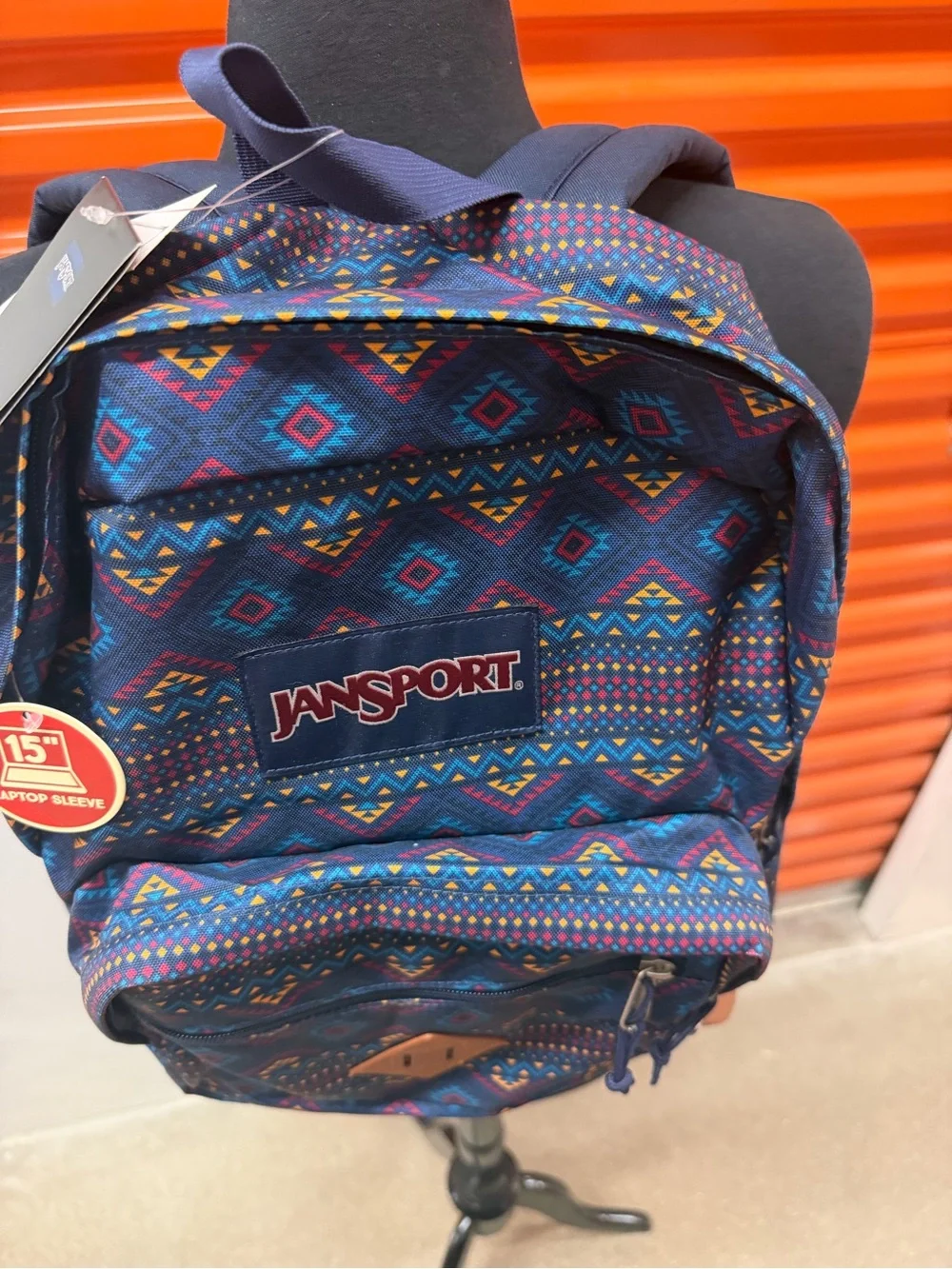 NWT JanSport City View Aztec Multicolor Unisex Backpack